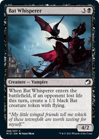 Magic: The Gathering - Innistrad: Midnight Hunt - Bat Whisperer - Common/086 Lightly Played