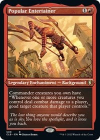 Magic: The Gathering Single - Commander Legends: Battle for Baldur's Gate - Popular Entertainer (Foil Etched) - Rare/509 Lightly Played