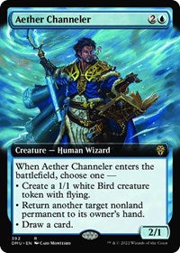 Magic: The Gathering Single - Dominaria United - Aether Channeler (Extended Art) - FOIL Rare/392 Lightly Played