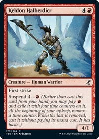 Magic: The Gathering - Time Spiral: Remastered - Keldon Halberdier Common/173 Lightly Played