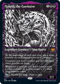 Magic: The Gathering - Innistrad: Crimson Vow - Toxrill, the Corrosive (Showcase) Mythic/321 Lightly Played