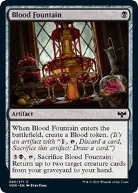 Magic: The Gathering Single - Innistrad: Crimson Vow - Blood Fountain Common/095 Lightly Played