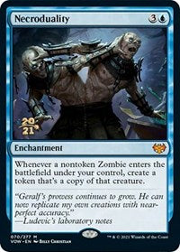 Magic: The Gathering Single - Innistrad: Crimson Vow - Prerelease Cards- Necroduality FOIL Mythic/070 Lightly Played