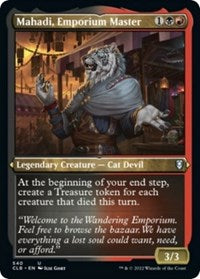 Magic: The Gathering Single - Commander Legends: Battle for Baldur's Gate - Mahadi, Emporium Master (Foil Etched) - Uncommon/540 Lightly Played