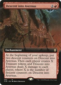 Magic: The Gathering Single - Commander Legends: Battle for Baldur's Gate - Descent into Avernus (Extended Art) (Foil) - Rare/580 Lightly Played
