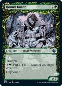 Magic: The Gathering Single - Innistrad: Midnight Hunt - Hound Tamer (Showcase) (Foil) - Uncommon/302 Lightly Played