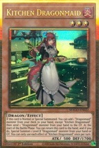 Yu-Gi-Oh! YuGiOh Single - Maximum Gold - Kitchen Dragonmaid - Ultra Rare/MAGO-EN022 Lightly Played