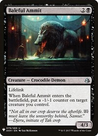 Magic: The Gathering Single - The List - Baleful Ammit - Uncommon/079 Lightly Played