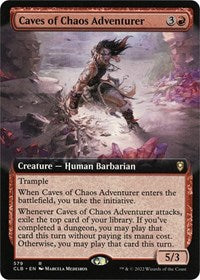 Magic: The Gathering Single - Commander Legends: Battle for Baldur's Gate - Caves of Chaos Adventurer (Extended Art) - Rare/579 Lightly Played