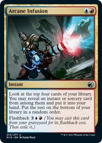 Magic: The Gathering - Innistrad: Midnight Hunt - Arcane Infusion - Uncommon/210 Lightly Played