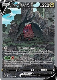 Pokemon Single - SWSH12: Silver Tempest - Regidrago V (Alternate Full Art) - FOIL Ultra Rare/185 Lightly Played