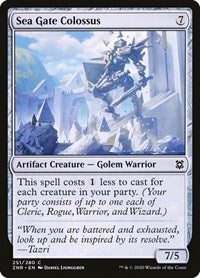 Magic: The Gathering Single - Zendikar Rising - Sea Gate Colossus Common/251 Lightly Played