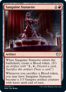 Magic: The Gathering - Innistrad: Crimson Vow - Sanguine Statuette Uncommon/177 Lightly Played