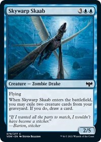 Magic: The Gathering - Innistrad: Crimson Vow - Skywarp Skaab Common/078 Lightly Played