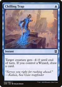 Magic: The Gathering Single - Zendikar Rising - Chilling Trap Common/050 Lightly Played