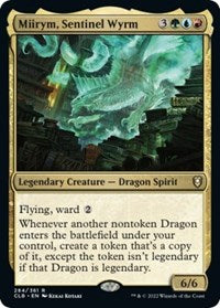 Magic: The Gathering Single - Commander Legends: Battle for Baldur's Gate - Miirym, Sentinel Wyrm - Rare/284 Lightly Played