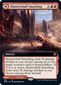 Magic: The Gathering Single - Zendikar Rising - Shatterskull Smashing (Extended Art) Mythic/354 Lightly Played