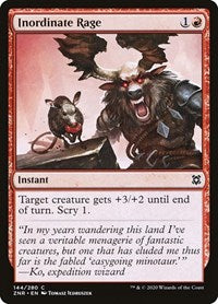 Magic: The Gathering Single - Zendikar Rising - Inordinate Rage - Common/144 Lightly Played