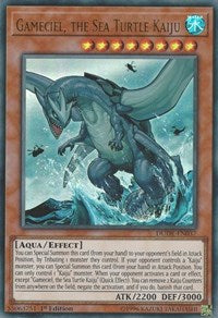 Yu-Gi-Oh! YuGiOh Single - Duel Devastator - Gameciel, the Sea Turtle Kaiju - Ultra Rare/DUDE-EN037 Lightly Played