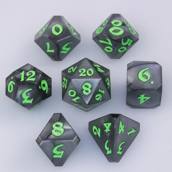 7 Piece RPG Set - Cosmic Elder - Rollers of R'lyeh x Die Hard Dice