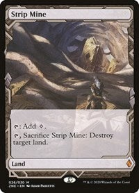 Magic: The Gathering Single - Zendikar Rising Expeditions - Strip Mine - Mythic/ 028 LIghtly Played