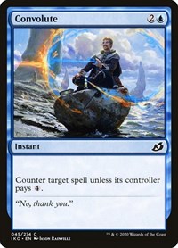 Magic: The Gathering Single - Ikoria: Lair of Behemoths - Convolute (Foil) - Common/045 Lightly Played