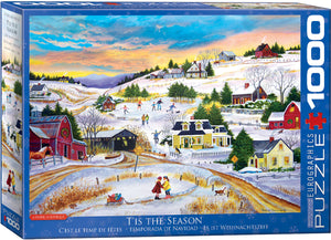 EuroGraphics T'is The Season 1000-Piece Puzzle