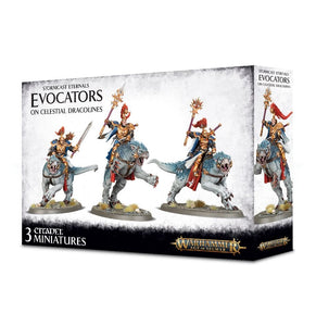 Warhammer Age of Sigmar - Stormcast Eternals Evocators on Celestial Draconlines