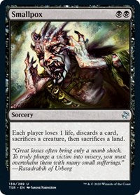 Magic: The Gathering - Time Spiral: Remastered - Smallpox Uncommon/139 Lightly Played
