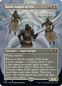 Magic: The Gathering Single - Commander Legends: Battle for Baldur's Gate - Battle Angels of Tyr (Borderless) - Mythic/370 Lightly Played