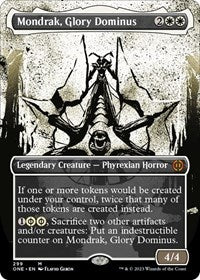 Magic: The Gathering Single - Phyrexia: All Will Be One - Mondrak, Glory Dominus (Showcase) - Mythic/299 Lightly Played