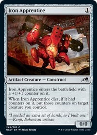 Magic: The Gathering Single - Kamigawa: Neon Dynasty - Iron Apprentice FOIL Common/248 Lightly Played