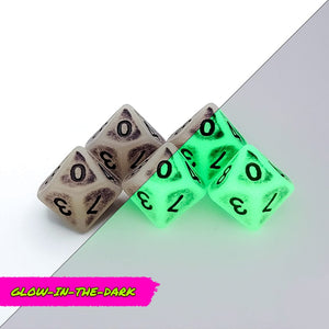 5 Piece d10 Set - Spectral Ancient