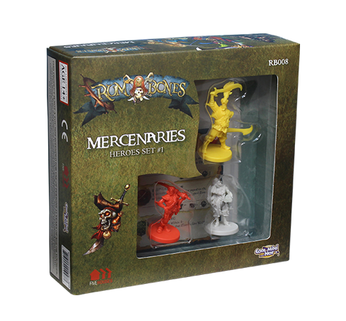 Rum & Bones: Mercenaries Heroes Set #1