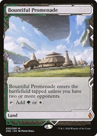 Magic: The Gathering Single - Zendikar Rising Expeditions - Bountiful Promenade - FOIL Rare/348 Lightly Played