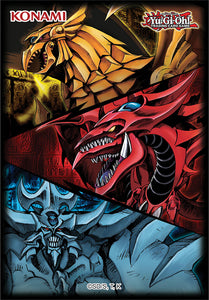 Yu-Gi-Oh! TCG: Slifer, Obelisk, and Ra Sleeves Pack (50)