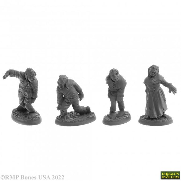 Reaper Bones USA - ZOMBIES (4) 07055