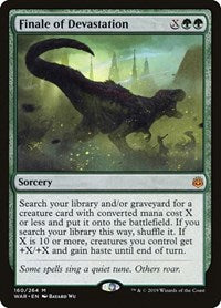 Magic: The Gathering Single - War of The Spark - Finale of Devastation Mythic/160 Lightly Played