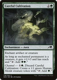 Magic: The Gathering Single - Kamigawa: Neon Dynasty - Careful Cultivation Common/178 Lightly Played