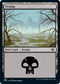 Magic: The Gathering - Modern Horizons 2 - Swamp (486) Foil Legendary/486 Lightly Played