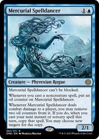 Magic: The Gathering Single - Phyrexia: All Will Be One - Mercurial Spelldancer - FOIL Rare/061 Lightly Played