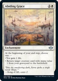 Magic: The Gathering Single - Modern Horizons 2 - Abiding Grace - Uncommon/001 Lightly Played