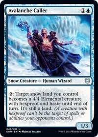 Magic: The Gathering Single - Kaldheim - Avalanche Caller - Uncommon/045 Lightly Played