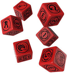 Battletech: House Kurita 6D6 Dice Set