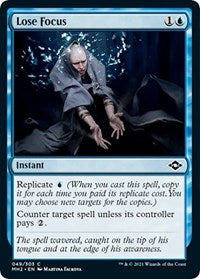 Magic: The Gathering Single - Modern Horizons 2 - Lose Focus - Common/049 Lightly Played