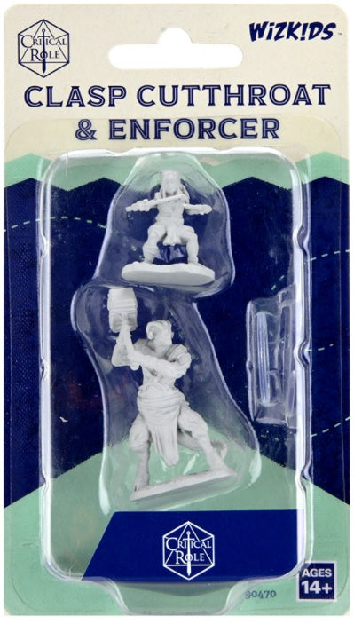 Critical Role Unpainted Miniatures: W02 Clasp Cutthroat & Enforcer