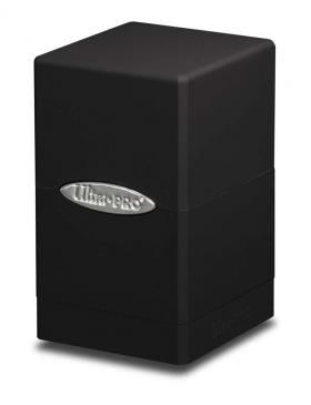 Satin Tower Deck Box: Black 100+