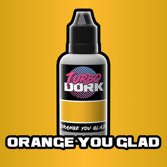 Paint: Metallic Acrylic- Orange You Glad, 20ml.