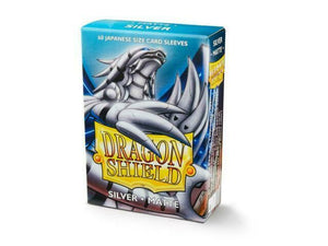 Dragon Shields: (60) Matte Silver Japanese Sleeves