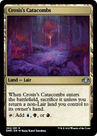 Magic: The Gathering Single - Dominaria Remastered - Crosis's Catacombs (Foil) - Uncommon/242 Lightly Played